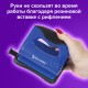 Дырокол BRAUBERG 'JET PRO', до 20 листов, сине-черный, 228598