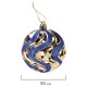 Шары елочные 16 шт., 8 см, 'Blue&Gold', пластик, золото/синий, ЗОЛОТАЯ СКАЗКА, 592454