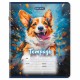 Тетради ДЭК 12 л. КОМПЛЕКТ 10 шт., BRAUBERG, клетка, обложка картон, Собачки, 106755