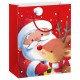 Пакет подарочный НАБОР 4 штуки новогодний 18х10х23см, 'Christmas Animals', ЗОЛОТАЯ СКАЗКА, 591956