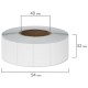 Этикетка ТермоТоп (30х20 мм), 2000 этикеток в ролике, прозрачная подложка из пленки, светостойкость до 12 месяцев, 114494, 54228