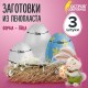 Пенопластовые заготовки для творчества 'Эллипсы', 3 шт., ассорти, ОСТРОВ СОКРОВИЩ, 661371