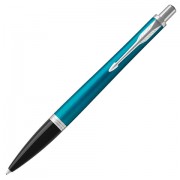 Ручка шариковая PARKER 'Urban Core Vibrant Blue CT', корпус изумрудный глянцевый лак, хромированные детали, синяя, 1931577