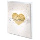 Фотоальбом BRAUBERG 'Golden heart' на 36 фото 10х15 см, мягкая обложка, 391433