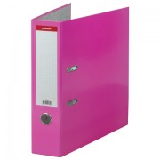 Папка–регистратор ERICH KRAUSE 'Neon', ламинированная, 70 мм, розовая, 45399