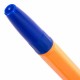 Ручка шариковая BRAUBERG 'ORANGE Line', СИНЯЯ, корпус оранжевый, узел 1 мм, линия письма 0,5 мм, 143331