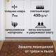 Коврик придверный 40х60 см, ВЕНГЕ, грязезащитный, 430 г/м2, фактурный рисунок ЧЕШУЙКИ, ЛЮБАША, 701059