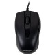 Мышь проводная БЕСШУМНАЯ USB, 1200 dpi, 2 кнопки + колесо-кнопка, оптическая, SONNEN K520, черная, 513944