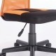 Кресло компактное BRABIX 'Smart MG-313', без подлокотников, комбинированное, черное/оранжевое, 531844