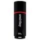 Флеш-диск 64 GB, SMARTBUY Crown, USB 2.0, черный, SB64GBCRW-K