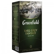 Чай GREENFIELD 'Earl Grey', черный с бергамотом, 25 пакетиков в конвертах по 2 г