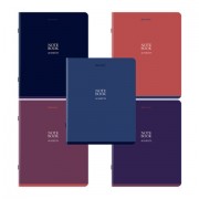 Тетради ДЭК А5 48 л. КОМПЛЕКТ 5 шт. BRAUBERG скоба, клетка, SoftTouch, 'NoteBookMono', 404911