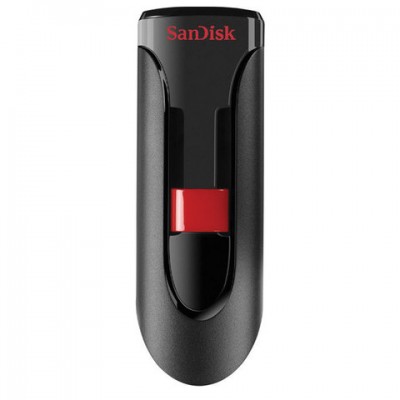 Флеш-диск 16 GB, SANDISK Cruzer Glide, USB 3.0, черный, Z600-016G-G35