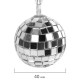 Электрогирлянда-нить комнатная 'Диско-шары', 1,5 м,10 LED, тёплый белый, батарейки, ЗОЛОТАЯ СКАЗКА, 591731