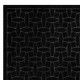 Коврик придверный 60х90 см, ЧЕРНЫЙ, грязезащитный, 430 г/м2, фактурный рисунок АЛМАЗ, ЛЮБАША, 701054