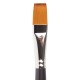 Кисть художественная профессиональная BRAUBERG ART 'CLASSIC', синтетика мягкая, под колонок, плоская, № 18, короткая ручка, 200704
