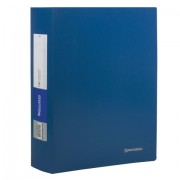 Папка 100 вкладышей BRAUBERG 'Office', синяя, 0,8 мм, 222640