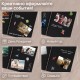 Фотоальбом 'Счастье – это моменты' 24 чёрных листа 22x30, уголки, стикеры, ручка, клей, BRAUBERG, 391310