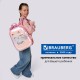 Ранец BRAUBERG SHINY, 2 отделения, с брелоком, 'Счастливый кот', 38х28х14 см, 270697