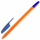 Ручка шариковая BRAUBERG 'X-333 ORANGE', 12+1 В ПОДАРОК!, синяя, КОМПЛЕКТ 13 шт., узел 0,7 мм, линия 0,35 мм, 144254