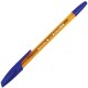 Ручка шариковая BRAUBERG 'X-333' AMBER, СИНЯЯ, корпус тонированный оранжевый, узел 0,7 мм, линия письма 0,35 мм, 142832