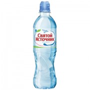 Вода негазированная питьевая СВЯТОЙ ИСТОЧНИК 'Спорт', 0,5 л, пластиковая бутылка, 12031256