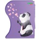 Подставка-держатель для книг и учебников BRAUBERG KIDS 'Panda', раздвижная, металлическая, 238064