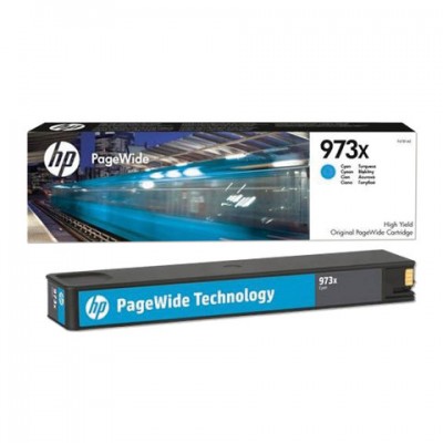 Картридж струйный HP (F6T81AE) PW Pro 477dw/452dw, 973XL, голубой, увеличенный ресурс 7000 стр., оригинальный