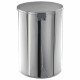 Ведро мусорное с педалью 20 литров, УСИЛЕННОЕ, кольцо под мешок, хром, нержавеющая сталь, ТИТАН