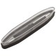 Ручка бизнес-класса шариковая BRAUBERG Allegro, СИНЯЯ, корпус черный с хромом, линия, 143491