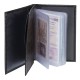 Бумажник водителя BEFLER 'Кайман', натуральная кожа, тиснение, 6 пластиковых карманов, черный, BV.22.-13
