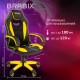 Кресло компьютерное BRABIX 'Blaze GM-162', TW/экокожа, черное/желтое, 532579, 7083507