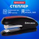 Степлер №24/6, 26/6 BRAUBERG 'Extra', до 30 листов, черно-красный, 229085