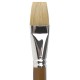 Кисть художественная профессиональная BRAUBERG ART 'CLASSIC', щетина, плоская, № 30, длинная ручка, 200726