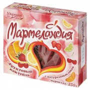 Мармелад МАРМЕЛАНДИЯ, с натуральным соком, фруктовый коктейль, 250 г, УТ-00018538