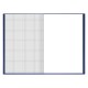Книга учета 144 л., клетка, твердая, бумвинил, блок офсет, А4 200х290 мм, BRAUBERG, синий, 130226