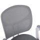 Кресло детское с подставкой для ног BRABIX 'Toy MG-205', сетка/ткань TW, серое, 533153