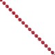 Бусы елочные ЗОЛОТАЯ СКАЗКА, диаметр 4 мм, длина 2,7 м, красные, 591140