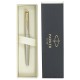 Ручка перьевая PARKER 'Jotter Core Stainless Steel GT', ежедневник А5 черный, пакет, 880902