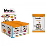 Мармелад жевательный LOVE IS 'ЖуйМиксик' со вкусом клубника-банан, 20 г