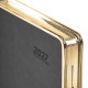 Ежедневник датированный 2027, А5, 148х218 мм, GALANT 'Infinity Gold', под кожу, серый, 118062
