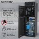 Кулер для воды SONNEN FSE-03Bi напольный, нагрев/охлаждение, НИЖНЯЯ ЗАГРУЗКА, 3 крана, графит, 455744