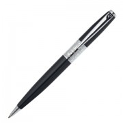 Ручка подарочная шариковая PIERRE CARDIN (Пьер Карден) 'Baron', корпус черный, латунь, лак, хром, синяя, PC2200BP