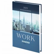 Ежедневник датированный на 2023 (145х215 мм), А5, STAFF, ламинированная обложка, 'New York', 114198