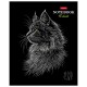 Тетрадь А5, 48 л., HATBER, скоба, клетка, матовая ламинация, 3D-лак, 'Black Cat' (микс в спайке), 093159, 48Т5лолВ1