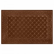 Коврик придверный 60х90 см, ВЕНГЕ, грязезащитный, 430 г/м2, фактурный рисунок ЧЕШУЙКИ, ЛЮБАША, 701062