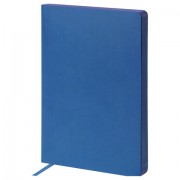 Ежедневник недатированный А5 (148х218 мм) GALANT 'Bastian', 160 л., гладкая кожа, цветной срез, темно-синий, 126271