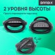Подставка для ног BRABIX Ultra 3 35,5х25,5 см, возможность качания, 2 уровня высоты, 533038