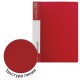Папка 20 вкладышей BRAUBERG 'Contract', красная, вкладыши-антиблик, 0,7 мм, бизнес-класс, 221773