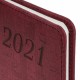 Еженедельник датированный 2021 БОЛЬШОЙ ФОРМАТ (210х297 мм) А4, BRAUBERG 'Wood', кожзам, бордо, 111532
